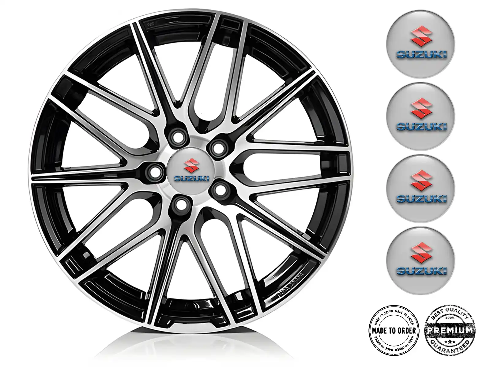 Suzuki Radaufkleber Perfektes Velocity-Design